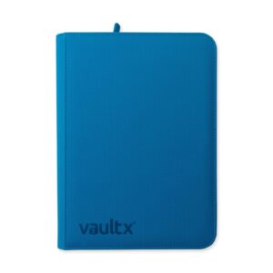 Vault X Exo-Tec 9-Pocket Zip Binder - Neon Blue