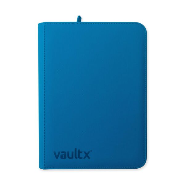 Vault X Exo-Tec 9-Pocket Zip Binder - Neon Blue
