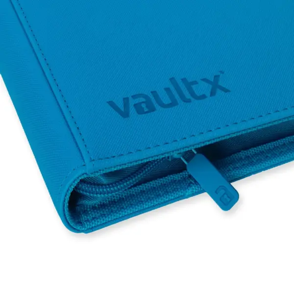 Vault X Exo-Tec 4-Pocket Zip Binder - Neon Blue - Image 3