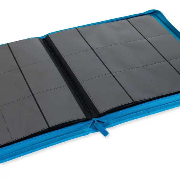 Vault X Exo-Tec 12-Pocket Zip Binder - Neon Blue - Image 5