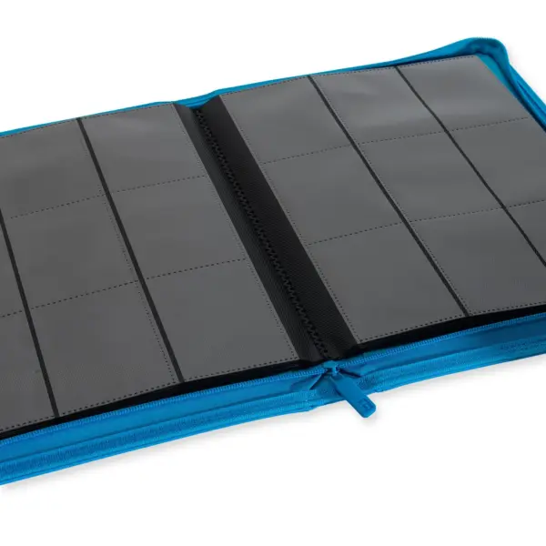 Vault X Exo-Tec 9-Pocket Zip Binder - Neon Blue - Image 5
