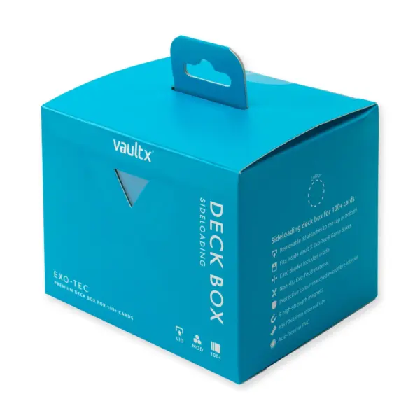 Vault X Sideloading Deck Box - Neon Blue - Image 2