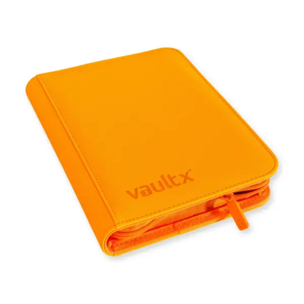Vault X Exo-Tec 4-Pocket Zip Binder - Neon Orange - Image 3