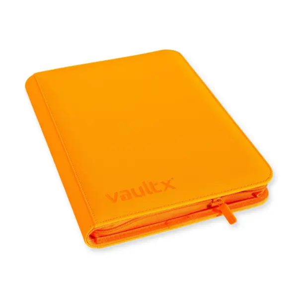 Vault X Exo-Tec 9-Pocket Zip Binder - Neon Orange - Image 3