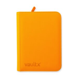 Vault X Exo-Tec 4-Pocket Zip Binder - Neon Orange