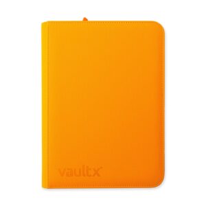 Vault X Exo-Tec 9-Pocket Zip Binder - Neon Orange