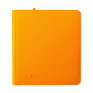 Vault X Exo-Tec 12-Pocket Zip Binder - Neon Orange