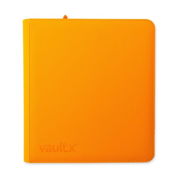 Vault X Exo-Tec 12-Pocket Zip Binder - Neon Orange