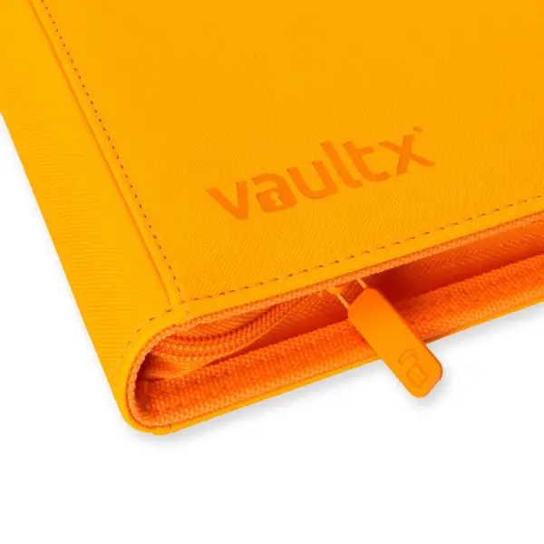 Vault X Exo-Tec 4-Pocket Zip Binder - Neon Orange - Image 4