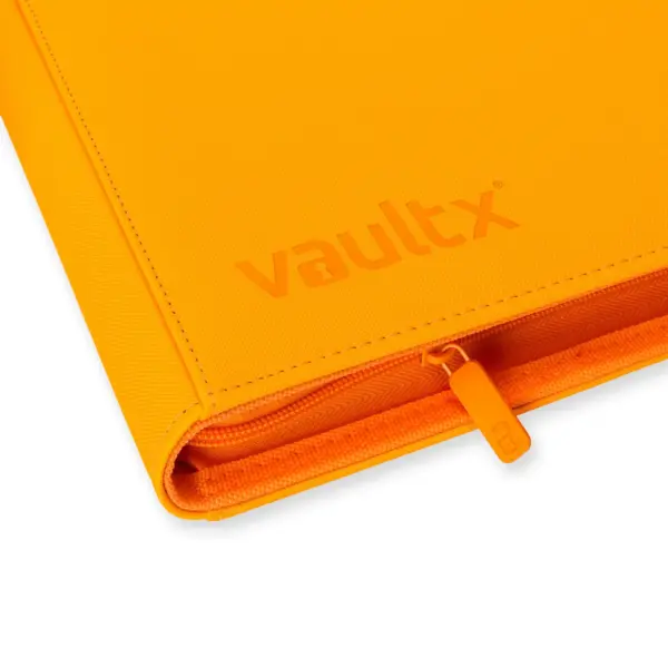 Vault X Exo-Tec 9-Pocket Zip Binder - Neon Orange - Image 4