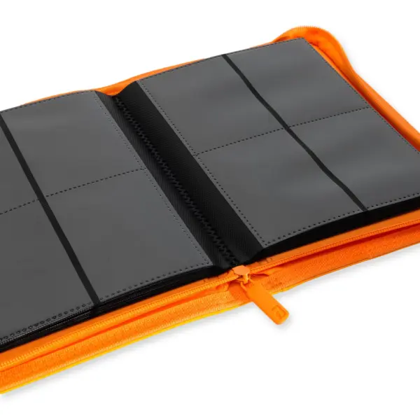 Vault X Exo-Tec 4-Pocket Zip Binder - Neon Orange - Image 5
