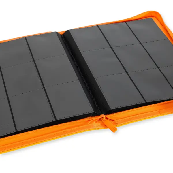 Vault X Exo-Tec 9-Pocket Zip Binder - Neon Orange - Image 5