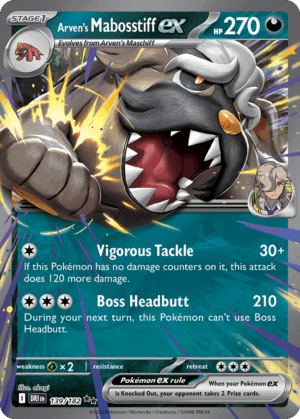 Arven's Mabosstiff ex - Destined Rivals - 139/182