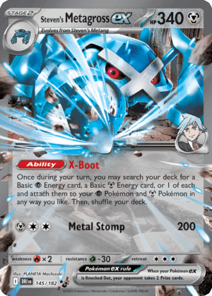 Steven's Metagross ex - Destined Rivals - 145/182
