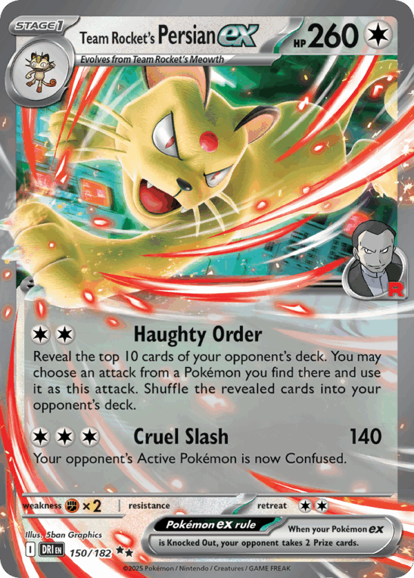 Team Rocket's Persian ex - Destined Rivals - 150/182