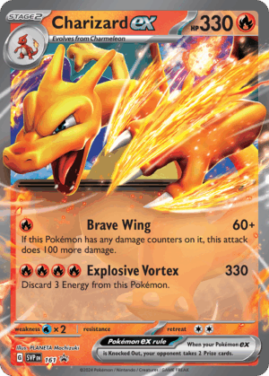 Charizard ex - Scarlet & Violet Black Star Promos - 161/165