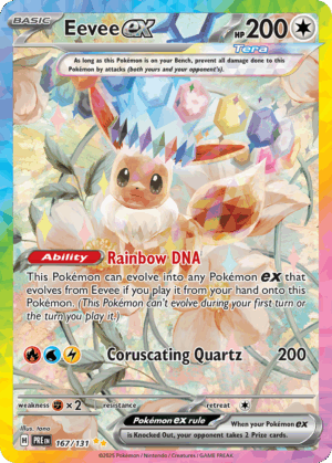 Eevee ex - Prismatic Evolutions - 167/131