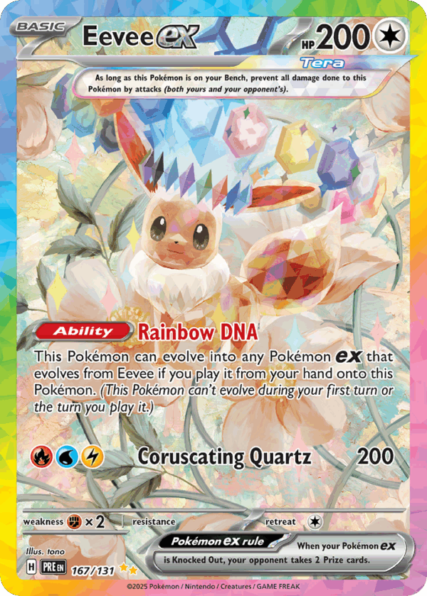 Eevee ex - Prismatic Evolutions - 167/131