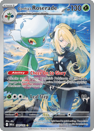 Cynthia's Roserade - Destined Rivals - 184/182