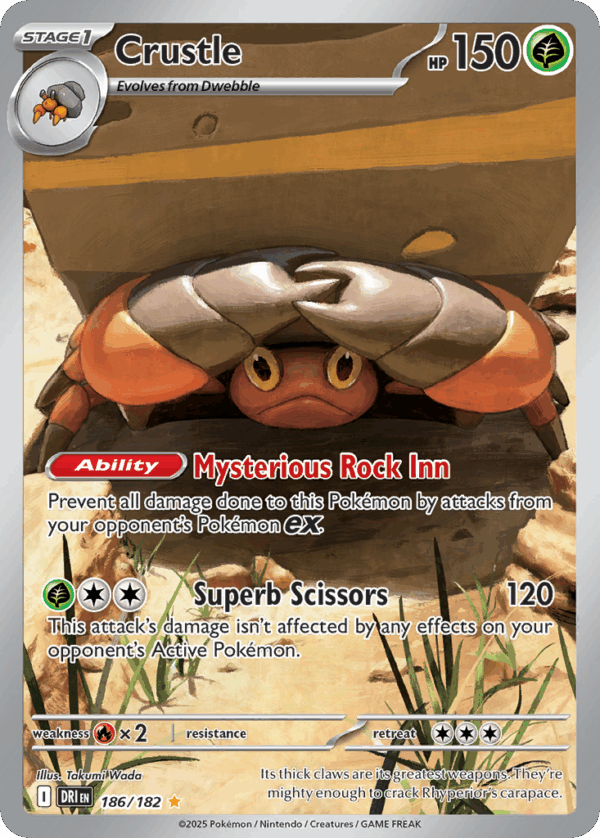 Crustle - Destined Rivals - 186/182