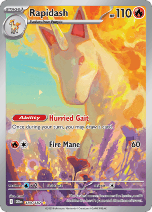 Rapidash - Destined Rivals - 189/182