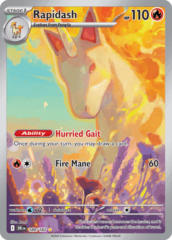 Rapidash - Destined Rivals - 189/182