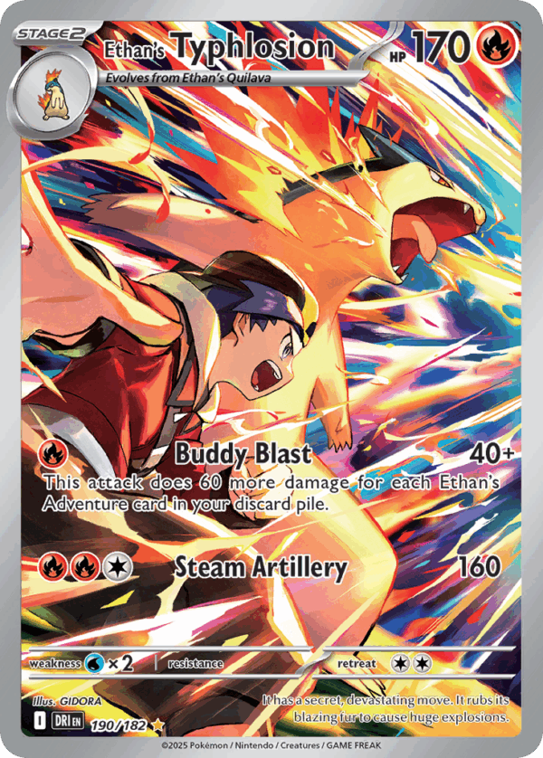 Ethan's Typhlosion - Destined Rivals - 190/182