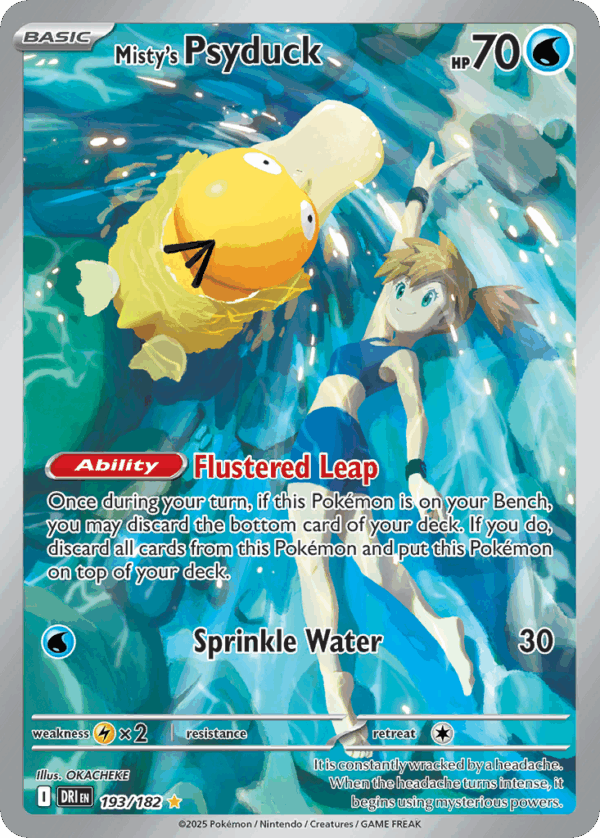 Misty's Psyduck - Destined Rivals - 193/182