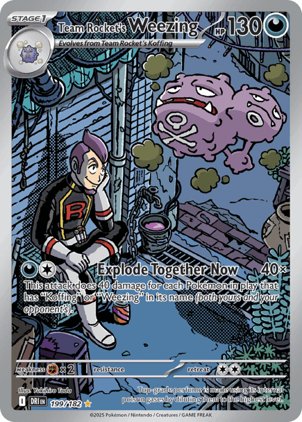 Team Rocket's Weezing - Destined Rivals - 199/182