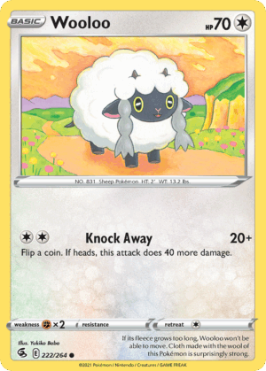 Wooloo - Fusion Strike - 222/264