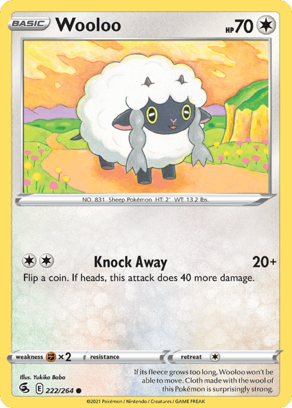 Wooloo - Fusion Strike - 222/264