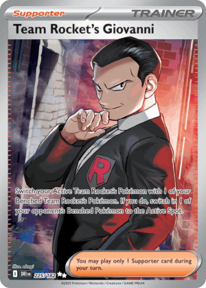 Team Rocket's Giovanni - Destined Rivals - 225/182