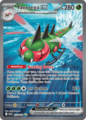 Yanmega ex - Destined Rivals - 228/182