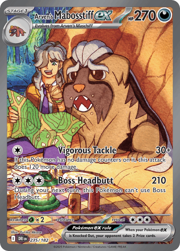 Arven's Mabosstiff ex - Destined Rivals - 235/182