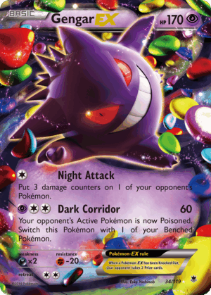 Gengar-EX - Phantom Forces - 34/119 (LP)