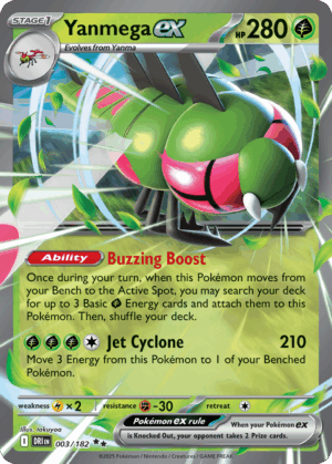 Yanmega ex - Destined Rivals - 3/182