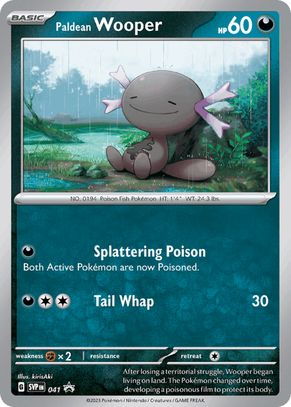 Paldean Wooper - Scarlet & Violet Black Star Promos - 041