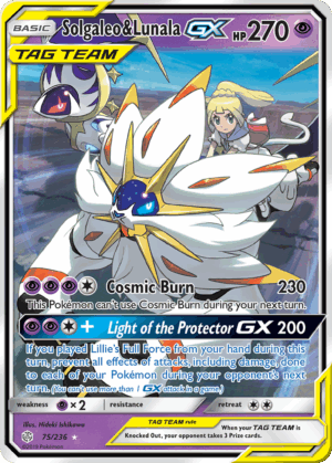 Solgaleo & Lunala-GX - Cosmic Eclipse - 75/236
