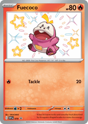 Fuecoco - Scarlet & Violet Black Star Promos - SVP 079 (Unsealed)