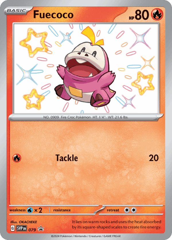 Fuecoco - Scarlet & Violet Black Star Promos - SVP 079 (Unsealed)