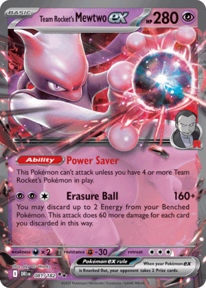 Team Rocket's Mewtwo ex - Destined Rivals - 081/182