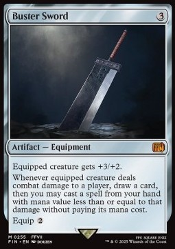 Magic The Gathering Final Fantasy - Buster Sword - M0255
