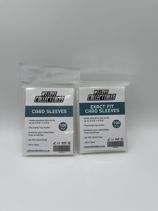 We Love Collectibles Exact Fit Soft Card Sleeves (100 Pack) - Image 2