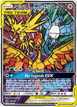 Moltres & Zapdos & Articuno-GX - SM Black Star Promos - SM210 (Sealed)
