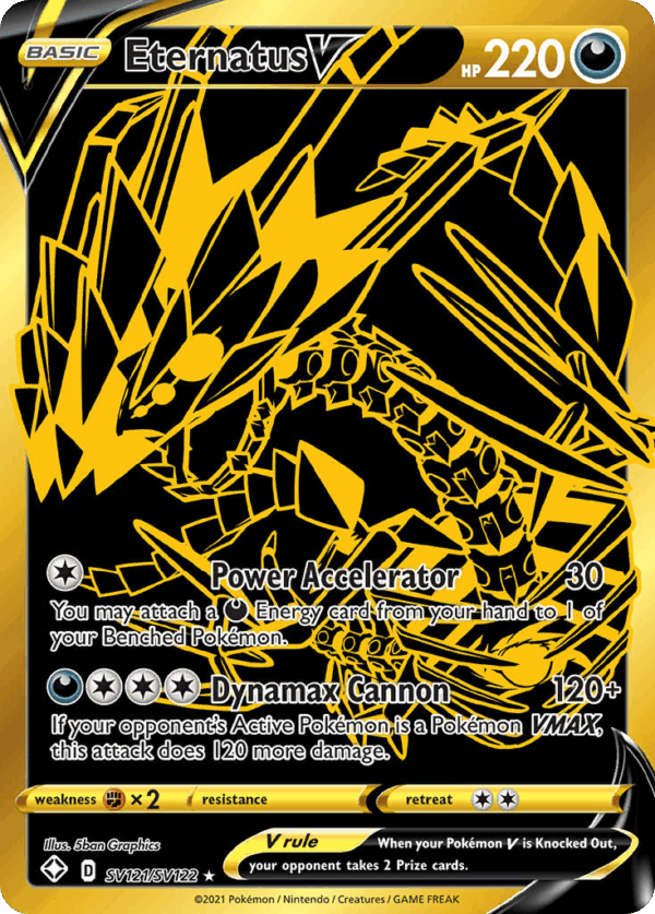 Eternatus V - Shining Fates Shiny Vault - SV121/122