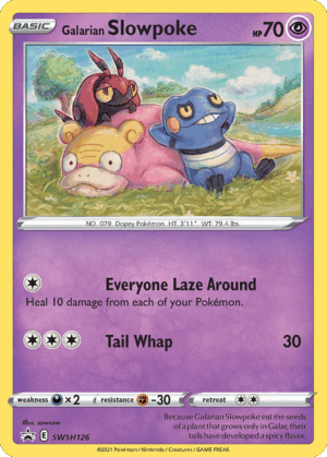 Galarian Slowpoke - SWSH Black Star Promos - SWSH126