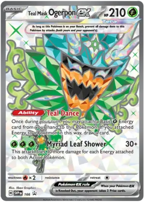 Teal Mask Ogerpon ex - Black Star Promos - SVP 166