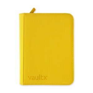 Vault X Exo-Tec 4-Pocket Zip Binder - Yellow