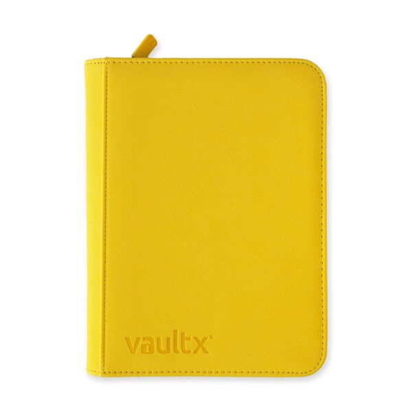 Vault X Exo-Tec 4-Pocket Zip Binder - Yellow
