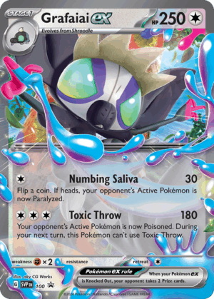 Grafaiai ex - Scarlet & Violet Black Star Promos - 100/165